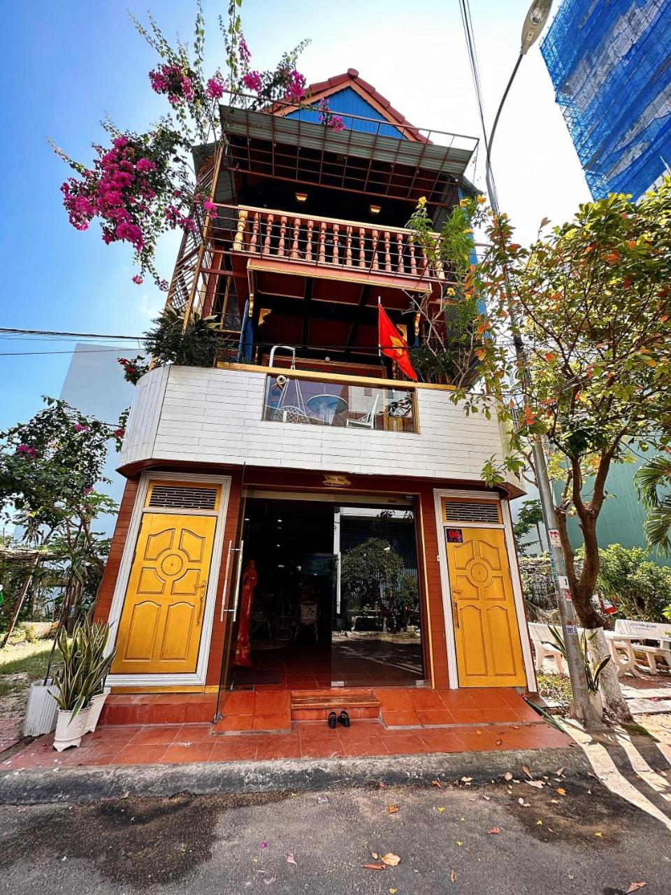 Biet Thu Go Wooden House Quy Nhon Canh Bien Villa Eksteriør billede