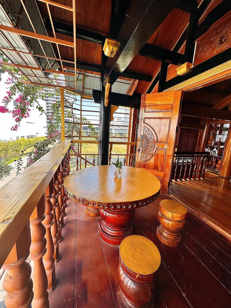 Biet Thu Go Wooden House Quy Nhon Canh Bien Villa Eksteriør billede